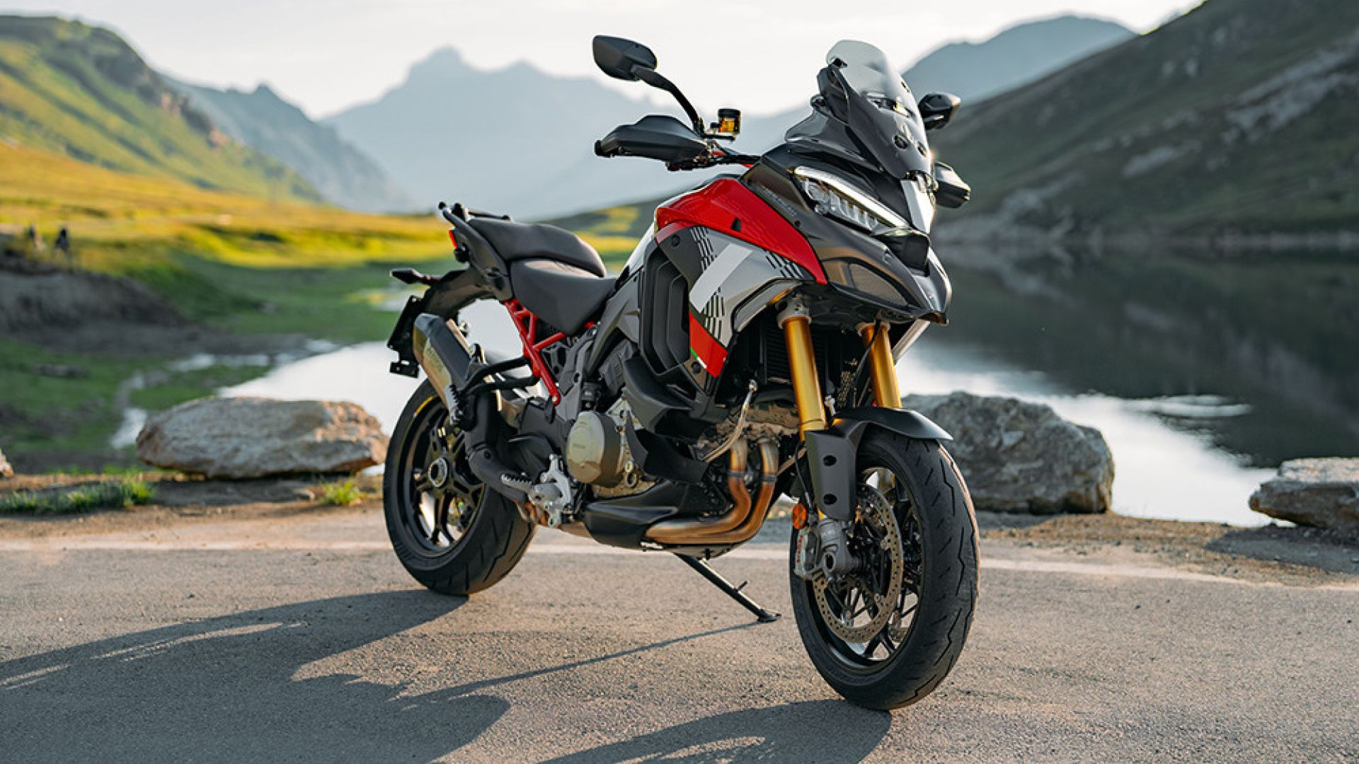Ducati Multistrada V4 S motorcycle rental Southern Italy